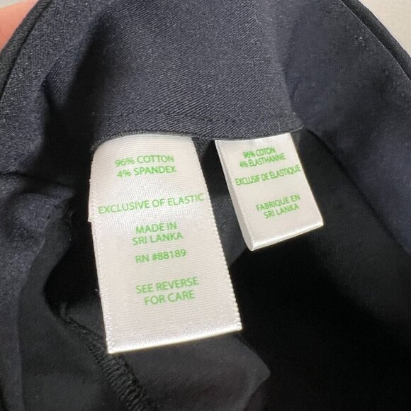 Lilly Pulitzer Merrin High-Rise Bi-Stretch Pant Size 2 Solid Black Work Office - Picture 8 of 9